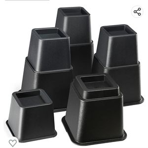 Lot of Black Bed Risers